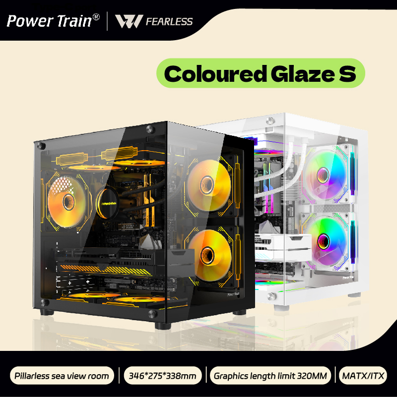 Pc Gaming Fullset - Casing PC Power Train dengan Lapisan