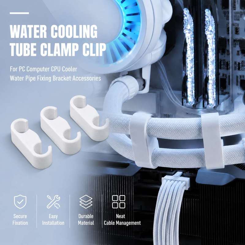 Pc Water Cooling - Klip Penjepit Tabung Pendingin Air PC