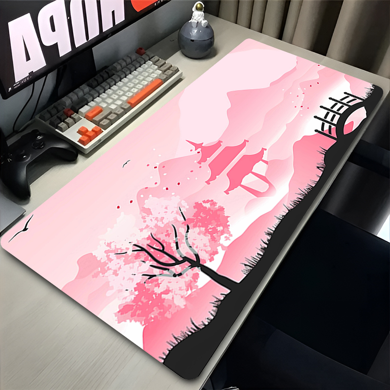 Pc Gaming Pink - Mousepad Aksesori Komputer Gamer Alas Meja